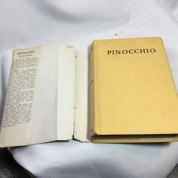 Pinocchio by D. Collodi-Illustrated - 1924 Pictorial Hardcover, Antique HC/DJ - Picture 8 of 12